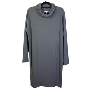 CABI Grey Cowl Neck Sweater Dress‎
